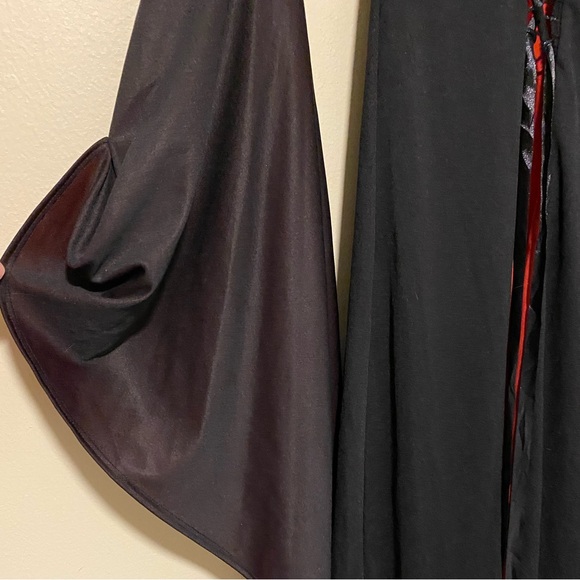 Women Halloween Costume Black and Red Dress Size Small - Picture 3 of 7